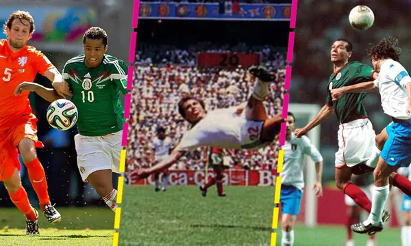 Tres goles marcados en los mundiales, por la selección mexicana / Sopitas