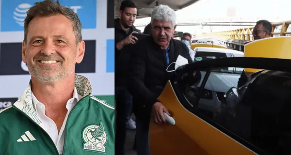 Tuca Ferretti llegó para ser entrenador de Cruz Azul. El entrenador se desplazó en taxi para firmar su contrato. Cocca y el coche que usaría.