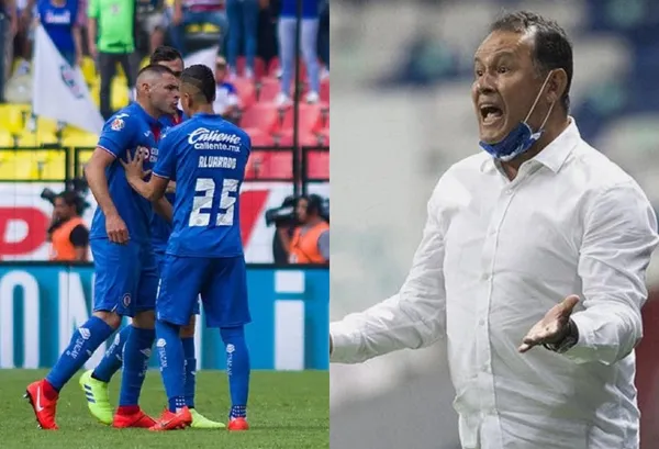 Un jugador de Cruz Azul estalló en contra de Juan Reynoso al quemarlo en la banca