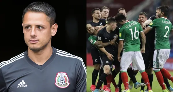 Un jugador del Tri se fue a los golpes con Javier Hernández. Por eso lo vetaron del Tri.
