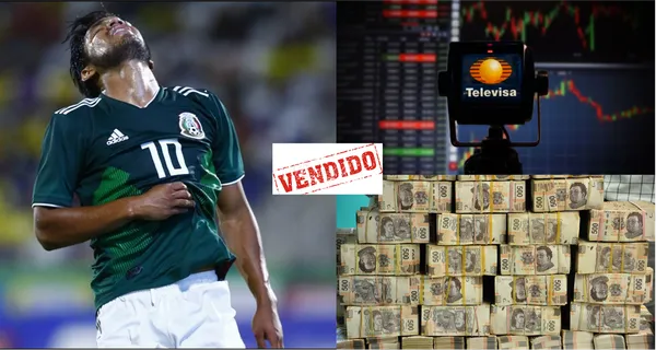 Un jugador mexicano llegó a costar mil millones de pesos y la pasó mal en sus estancia en el fútbol. Ahora se vendió a Televisa por 100 mil pesos.