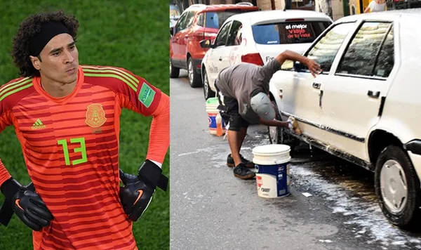 Un jugador que tuvo que forjar su carácter tras trabajar en las calles ayudando a su familia a limpiar autos para llevar el pan de cada día, se dio el lujo de humillar a Guillermo Ochoa.
