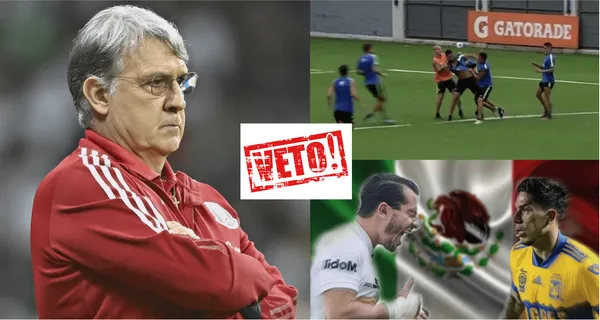 Un nuevo elemento se fue a los golpes, acabó con su permanencia dentro del combinado mexicano. Martino le dice adiós del Mundial.