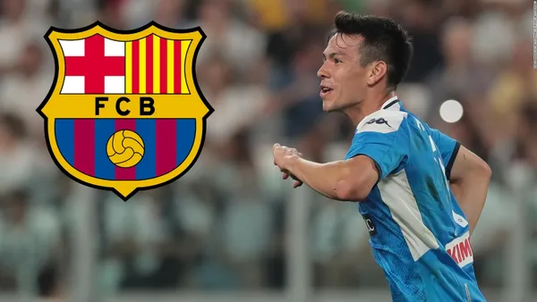 Una noticia que le cae de sorpresa a Hirving Lozano por parte del FC Barcelona y lo pone como uno de los mejores jugadores mexicanos.