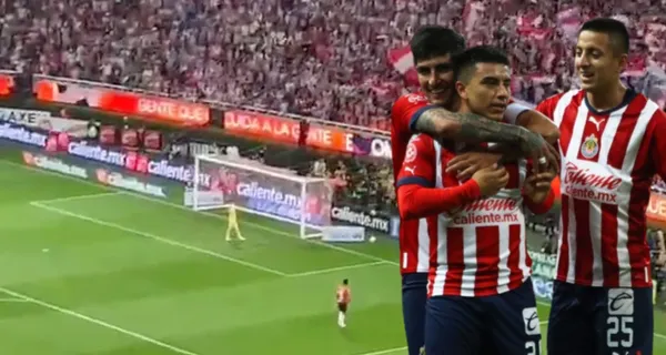 Uno de los jugadores de las Chivas no fue a festejar el tanto que convirtió el deportista de las Chivas.
