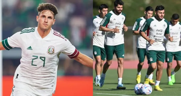Uno de los jugadores del seleccionado mexicano se sintió golpeado por la ausencia de Santi Giménez, en la práctica le quitó el respaldo al DT.