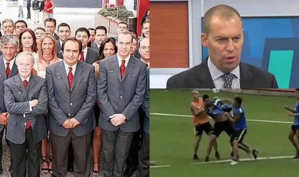 Uno de los periodistas de Azteca, en ese momento, no aguantó la traición de André Marín y buscó los golpes, según José Ramón Fernández.