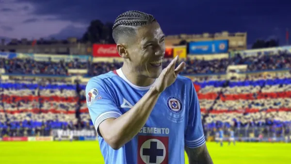 Uriel Antuna con Cruz Azul / Foto: Rafael Vadillo / Getty Images