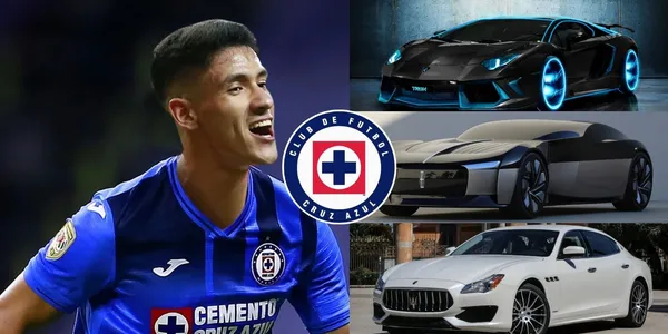 Uriel Antuna es un jugador inestable en Cruz Azul, pero gracias de su salario adquirió un lujoso coche de 1.5 millones de pesos