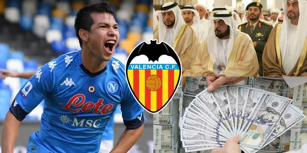 Valencia estaría en la mira de un jeque que posee 750 millones de euros y lo que pagaría por Hirving Lozano