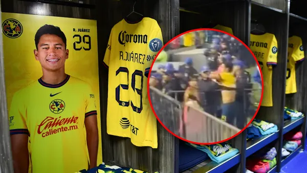 Vestidor del Club América con imagen de Ramón Juárez (Foto: MEXSPORT)