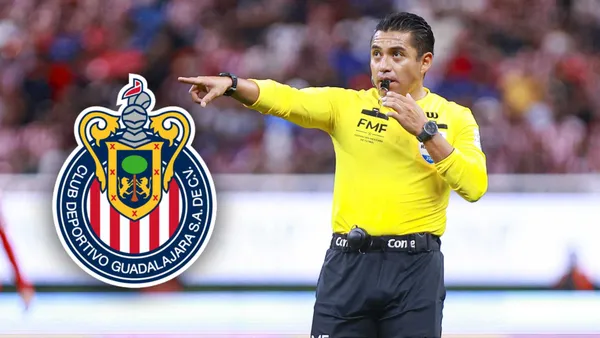 Víctor Cáceres durante el partido entre Chivas y Cruz Azul