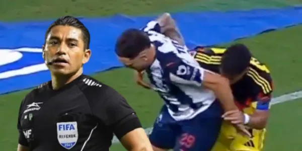 Víctor Cáceres en el Rayados vs América / FOTO AS MÉXICO