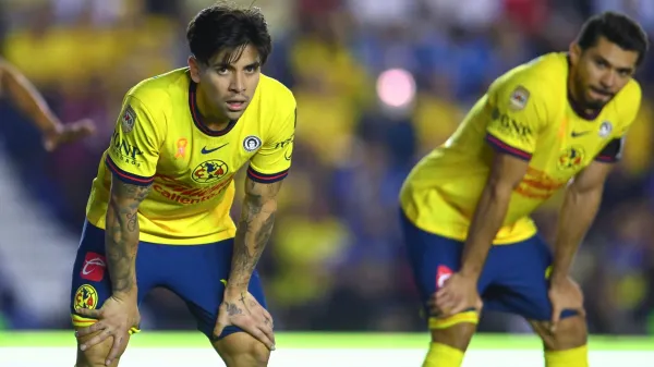 Víctor Dávila durante un cotejo del Club América