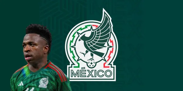 Vinícius con el jersey de la Selección Mexicana / FOTO ESPN