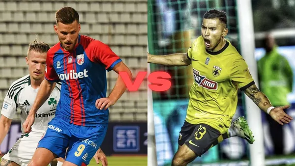 Volos NFC vs AEK Atenas | Fotos: @volosfc_official y @orbelin90