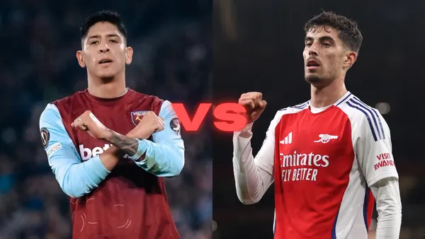 West Ham vs. Arsenal | Fotos: @WestHam y @Arsenal