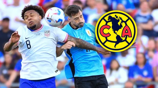 Weston McKennie durante el cotejo entre Estados Unidos y Uruguay por la Copa América