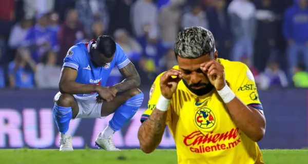 Wilder Ditta se lamenta la derrota de Cruz Azul ante el América (Fuente: Mexsports)