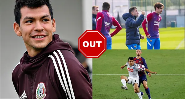 Xavi Hernández se dio cuenta en su primera práctica que sí necesita refuerzos, Hay dos jugadores que el club Culé podría poner fuera del equipo y apostar por Hirving Lozano.