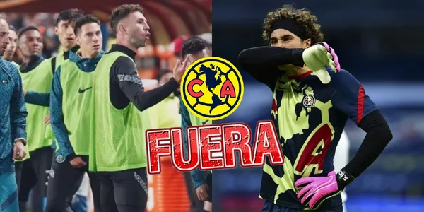 Ya no lo quiere más en el vestidor del América y pide a gritos la salid de Guillermo Ochoa del América.