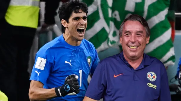 Yassine Bounou en el Mundial de Qatar 2022 y Emilio Azcárraga