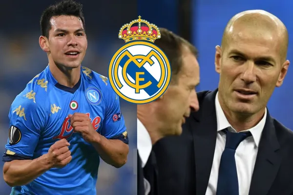 Zinedine Zidane se va del Real Madrid y su reemplazo considera a Hirving Lozano con posibilidades de llegar a España.