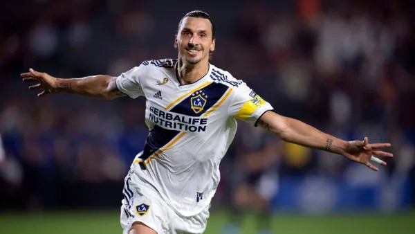 Zlatan Ibrahimovic con la camiseta de Los Angeles Galaxy. (Foto: Diario AS)