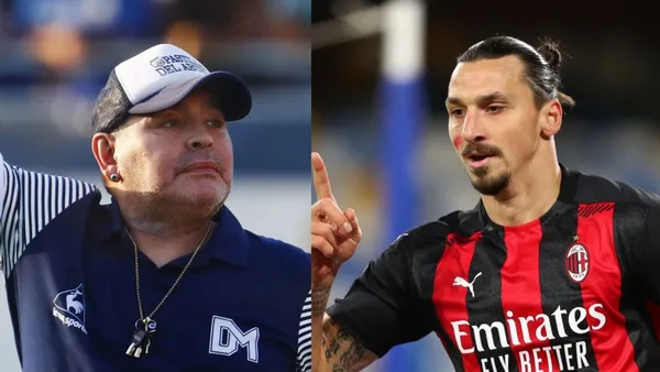 Zlatan Ibrahimovic recordó a Diego Maradona y explicó la razón por la que el argentino es mejor que él.