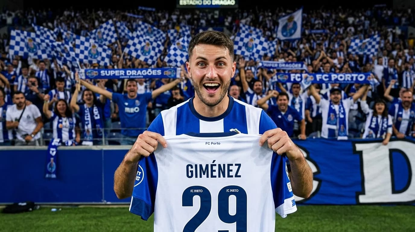 Santiago Giménez quedó sorprendido con el recibimiento del FC Porto