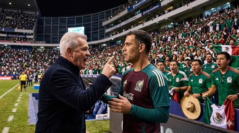 Javier Aguirre regañó a Rafa Márquez en pleno México vs Ghana