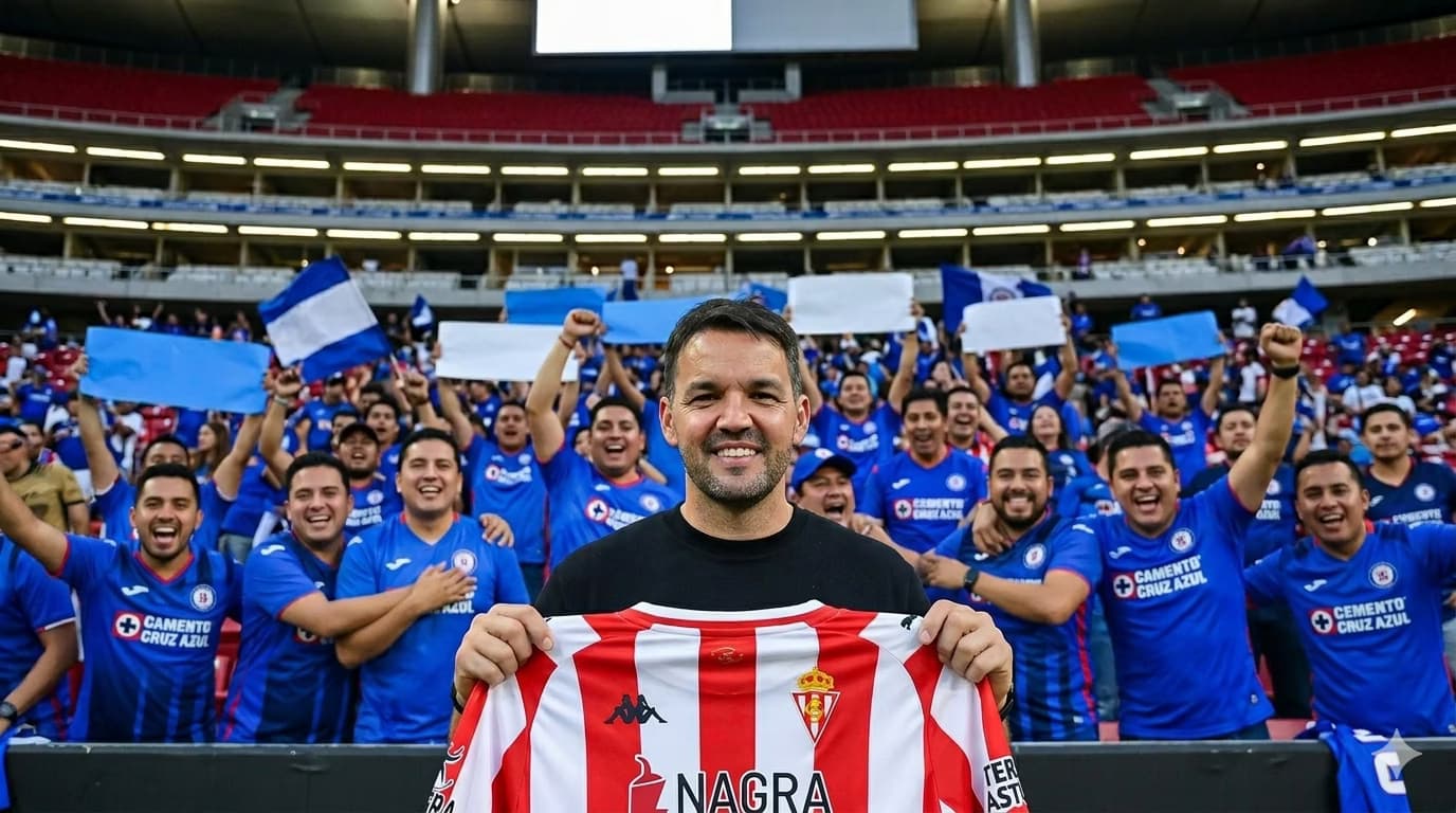 Nicolás Larcamón fue presentado como nuevo DT de Sporting Gijón