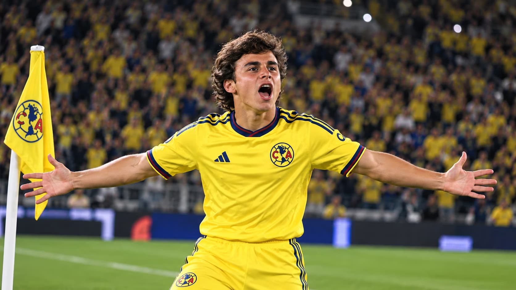Carlos Álvarez ya marcó con el América