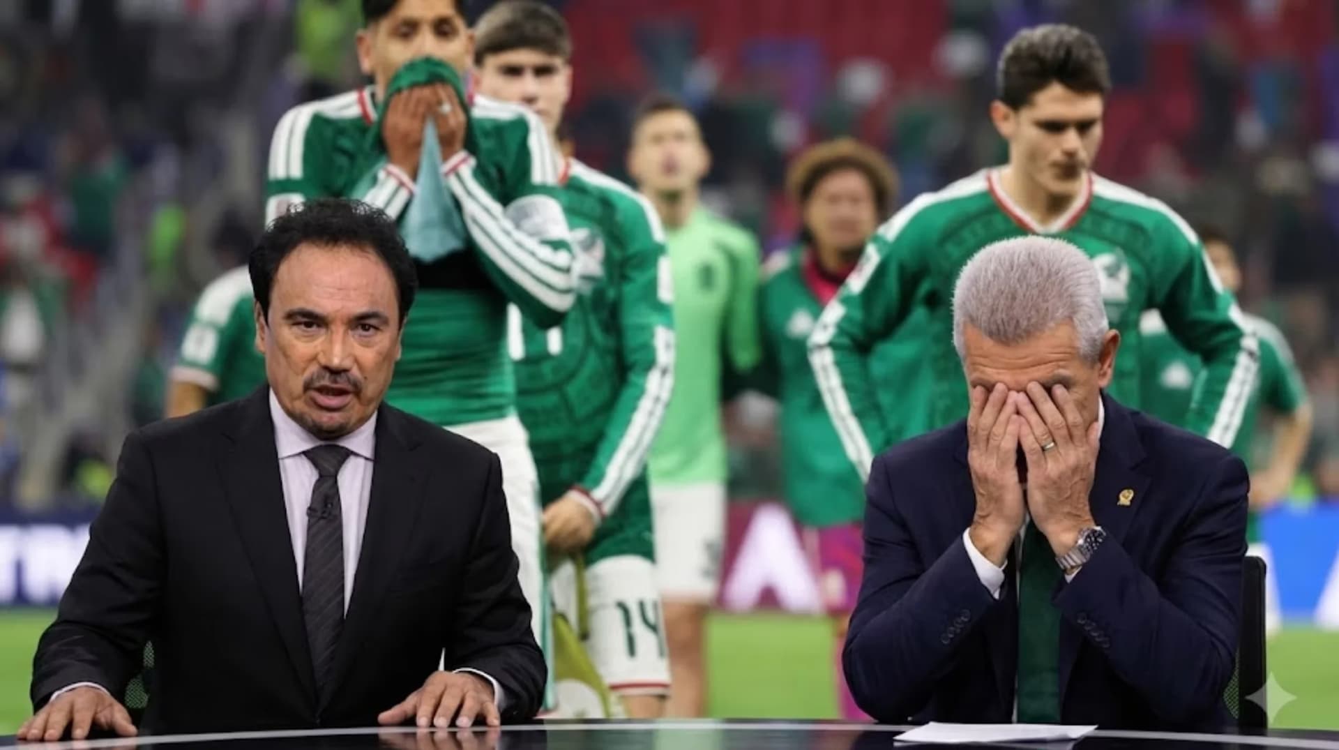 Hugo Sánchez y Javier Aguirre.