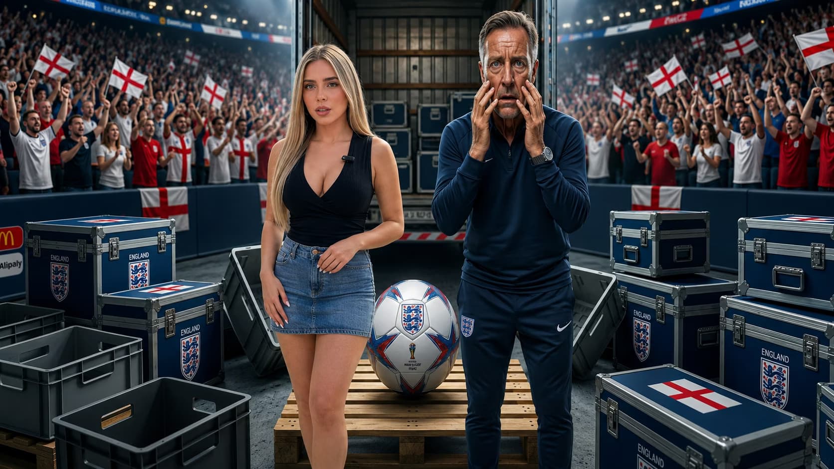Inglaterra sufrió el robo de parte de su equipamiento a pocos días de su debut en el Mundial 2026.