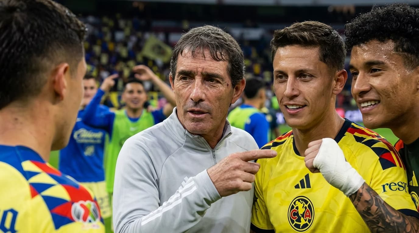 Guillermo Almada junto a Brian Rodriguez e Isaías Violante