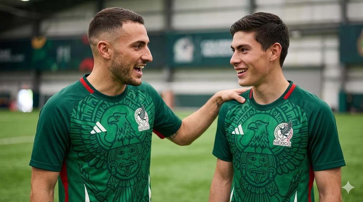 Santiago Giménez elogió a Armando González.