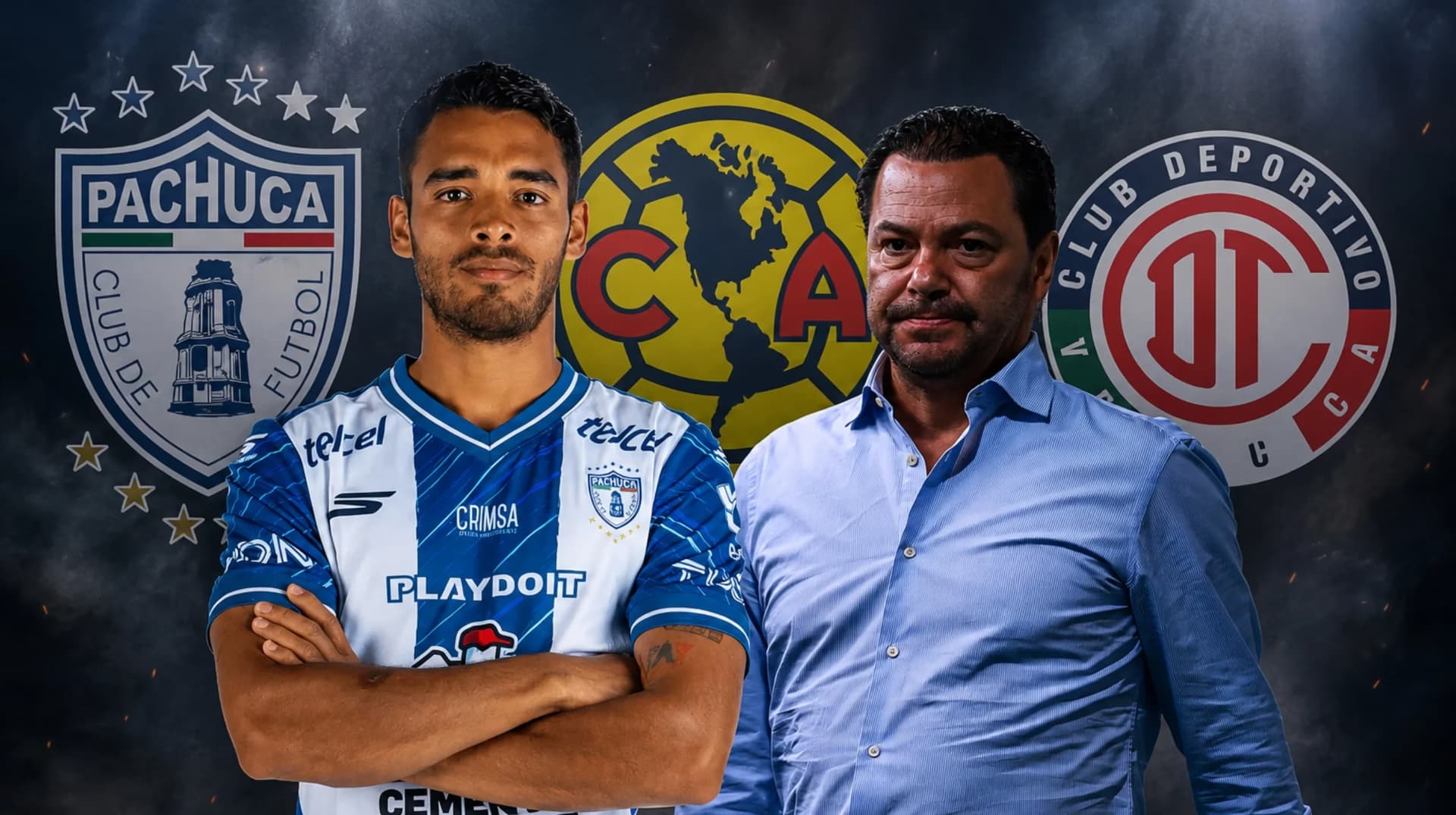 Brian García junto a Santiago Baños.