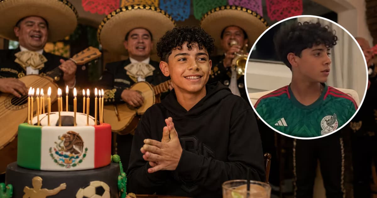 Cristiano Ronaldo Jr celebró con ambiente mexicano y volvió a encender rumores sobre su vínculo con México.