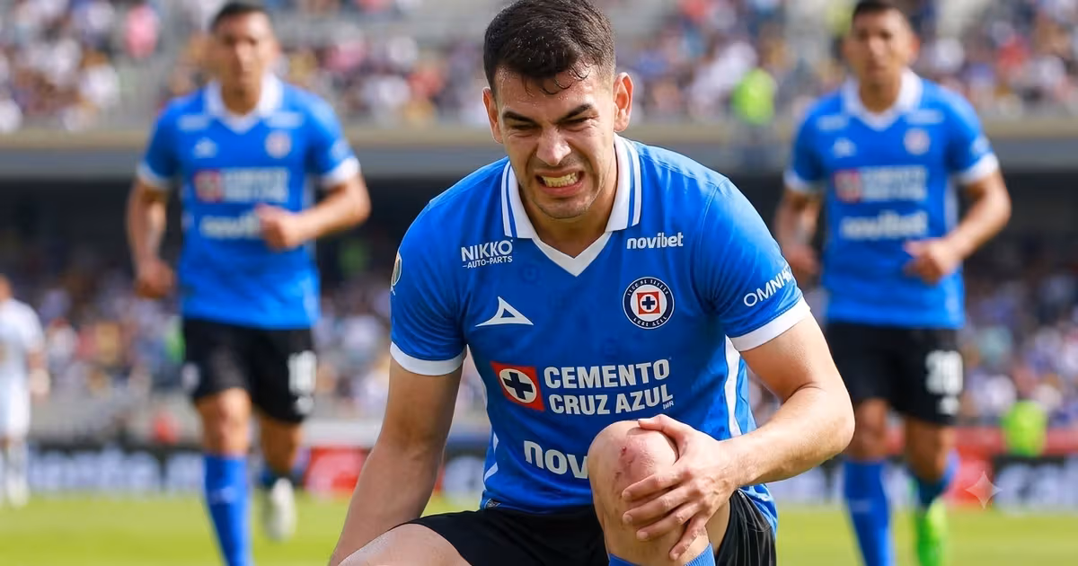 Alan Montes sufrió una lesión en Cruz Azul