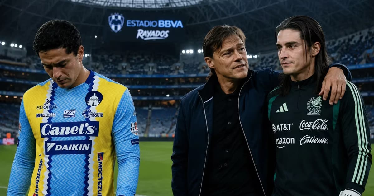 Andrés Sánchez, Carlos Acevedo y Matías Almeyda.