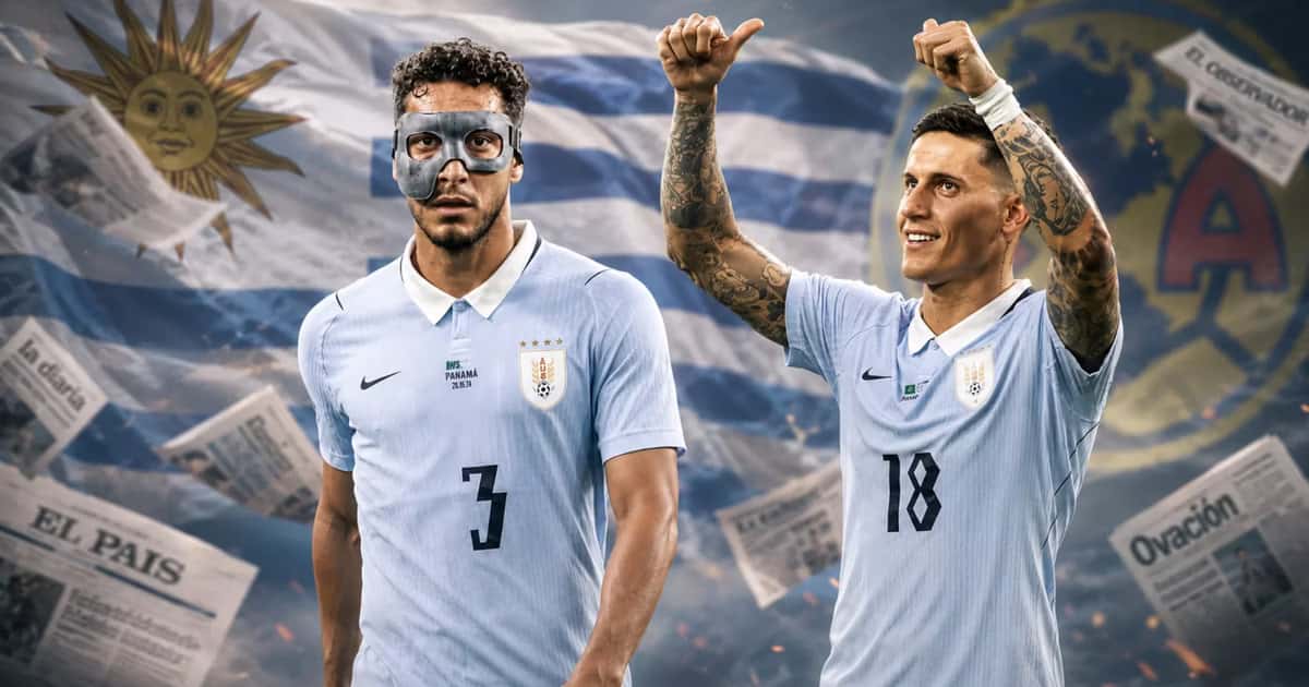 Sebastián Cáceres y Brian Rodríguez.