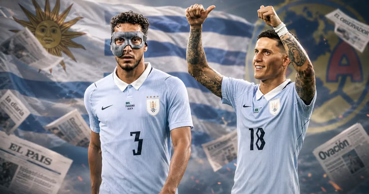 Sebastián Cáceres y Brian Rodríguez.