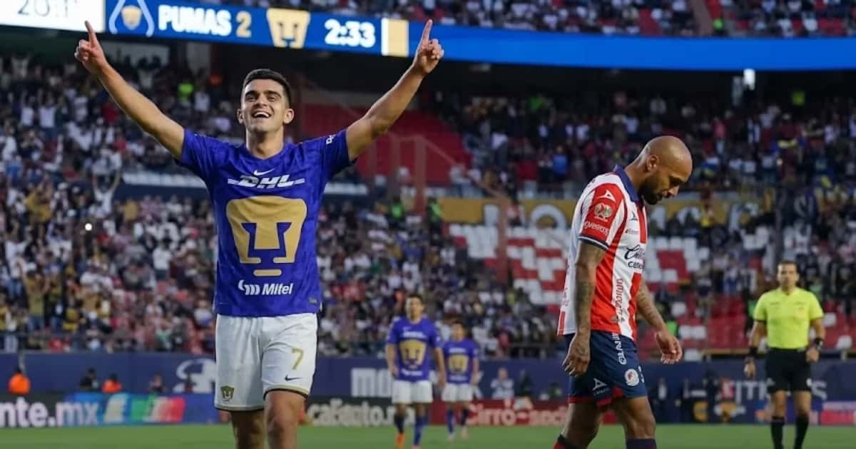 Pumas asciende varias posiciones de la tabla general tras su triunfo en San Luis