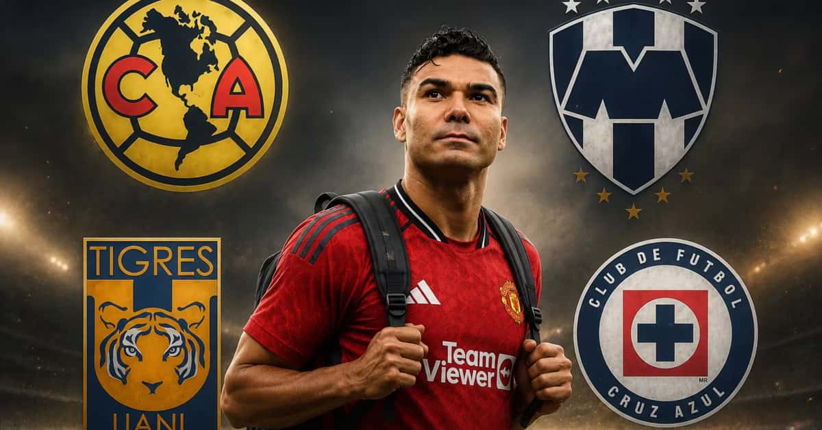 Casemiro junto a equipos de la Liga MX.