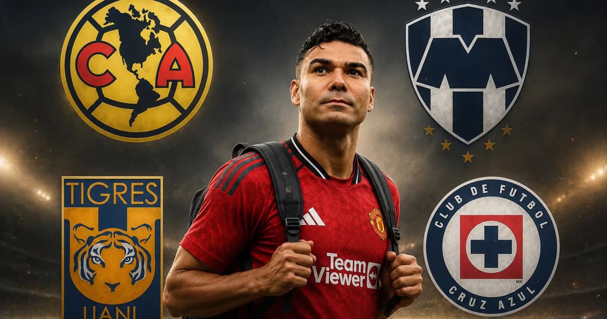 Casemiro junto a equipos de la Liga MX.