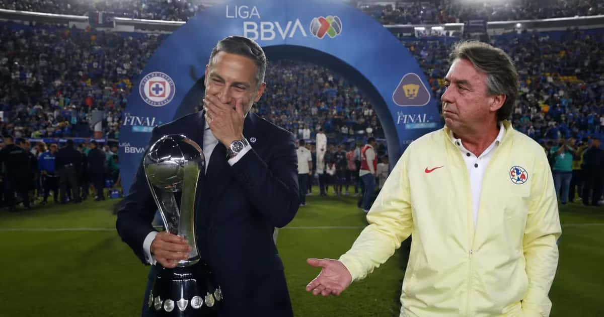 Christian Giménez junto a Emilio Azcárraga.