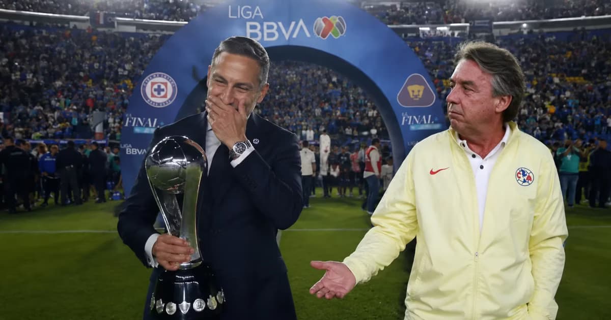 Christian Giménez junto a Emilio Azcárraga.