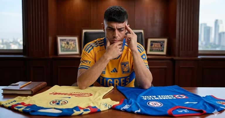 Club América quiere a Juan Brunetta, pero Tigres podría negociarlo a Cruz Azul
