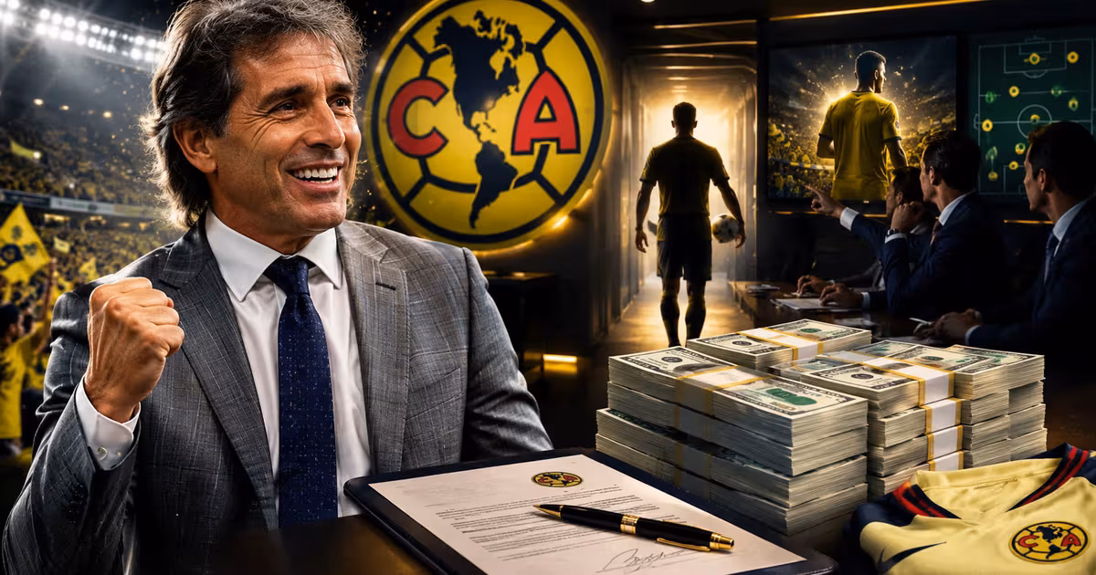 América buscaría cumplirle a Guillermo Almada con Juan Brunetta, un jugador valuado cerca de los 9 millones.